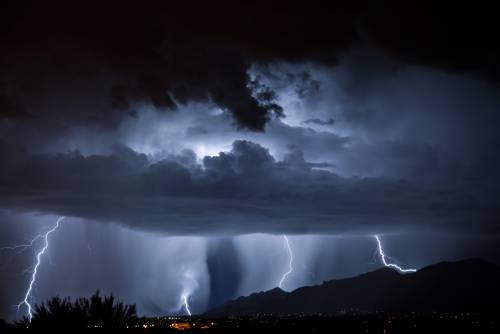 Stormy weather over West Virginia