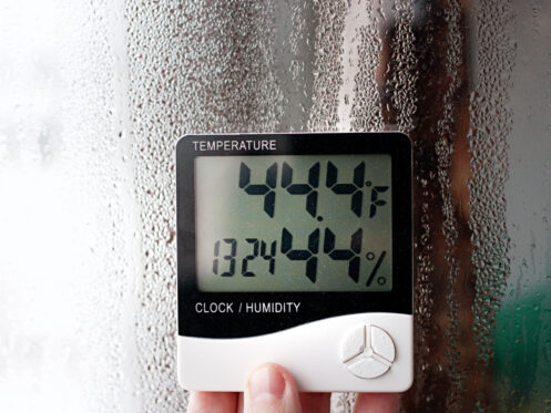 A humidity indicator in Beckley, WV